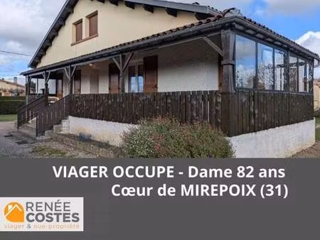 viager occupé - f82 ans - mirepoix sur tarn (31340)