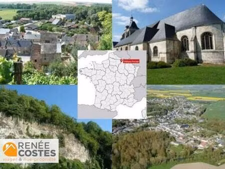 viager occupé - f75-h74 ans - chateau porcien (08360)