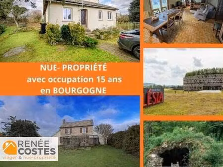 vente en nue propriété - f60 ans - montbard (21500)