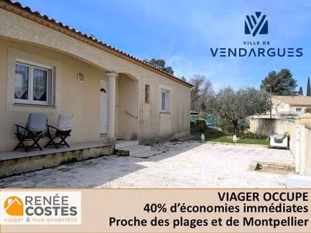 viager occupé - f82 ans - vendargues (34740)