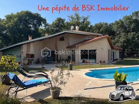 vente maison 6 pièces 187 m² à sainte-maure-de-peyriac (47170)  349 000 €