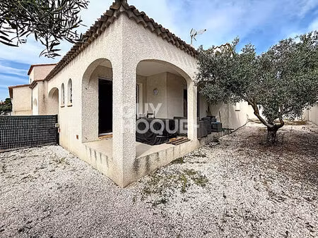 a vendre à cabestany (66330) maison f4 en 3 faces avec garage et jardin