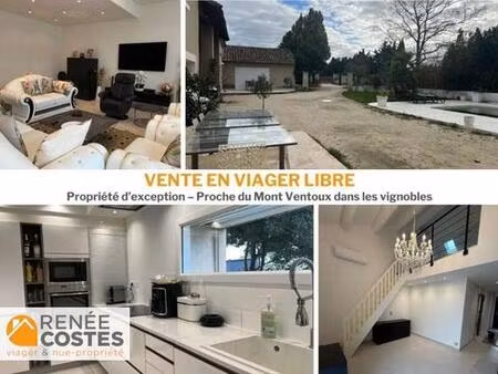 viager libre - f62 ans - jonquieres (84150)