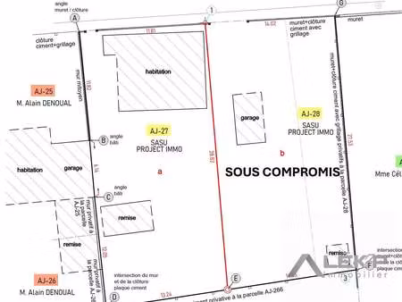 vente terrain à redon (35600) : à vendre / 395m² redon