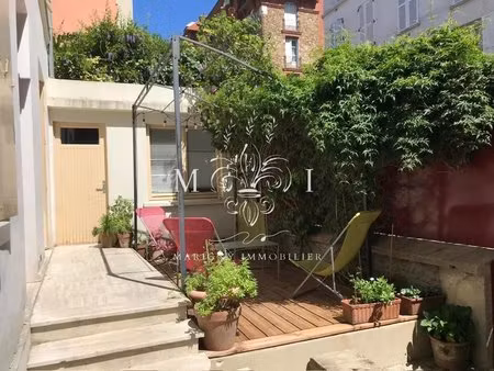 maison historique 1850 – vincennes – 5 chambres – terrasse