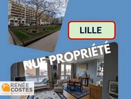 vente en nue propriété - h76 ans - lille (59000)
