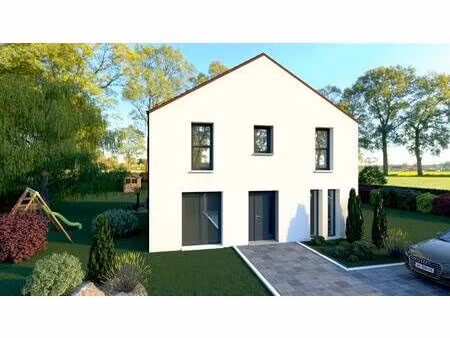 terrain avec maison neuve à vendre