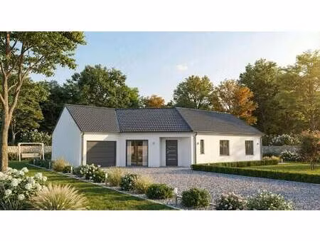 terrain avec maison neuve à vendre