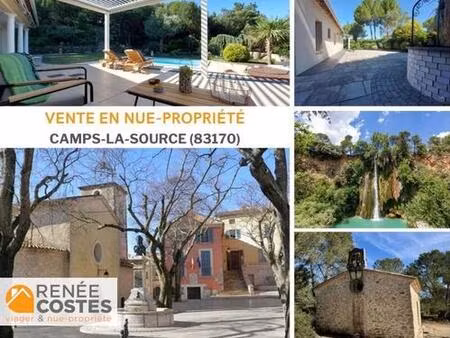 vente en nue propriété - f76-h85 ans - camps la source (83170)