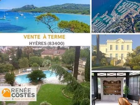 vente à terme occupée sur 60 mois - hyeres (83400)