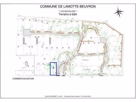 terrain constructible à vendre