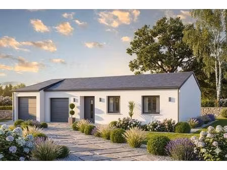 terrain avec maison neuve à vendre