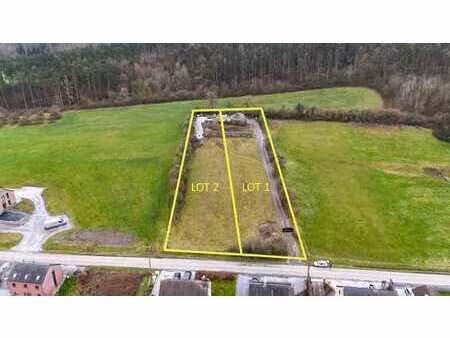 deux beaux terrains à vendre à couvin