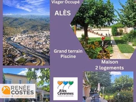 viager occupé - h73 ans - ales (30100)