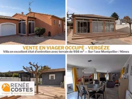vente en nue propriété - f70 ans - vergeze (30310)