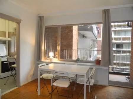 square ambiorix: joli studio meublé avec terrasse