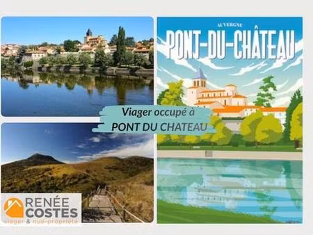 viager occupé - f86 ans - pont du chateau (63430)