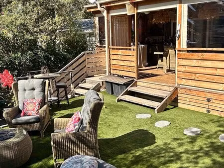 parcelle avec mobilhome pin de la lègue