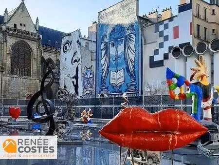 viager occupé - h73 ans - paris (75003)