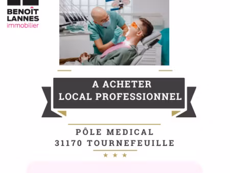 local professionnel neuf - 84m2 - pôle médical tournefeuille