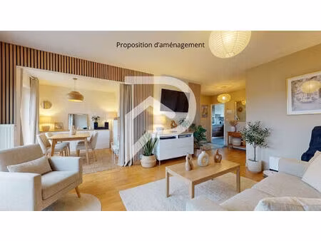 5p de 88m2 à vendre en plain coeur de marly le roi avec double séjour  double balcon et do