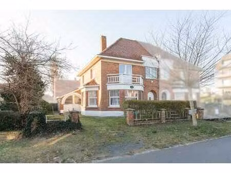 villa côtière semi-ouverte à vendre à coxyde!