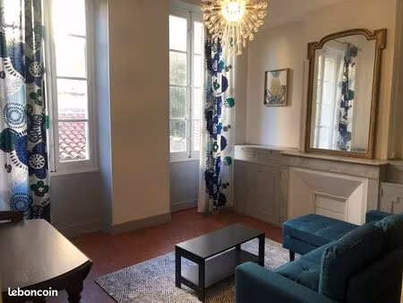 charmant type 1/2 meuble 39 m2 dans ancien - camas secteur tres recherche