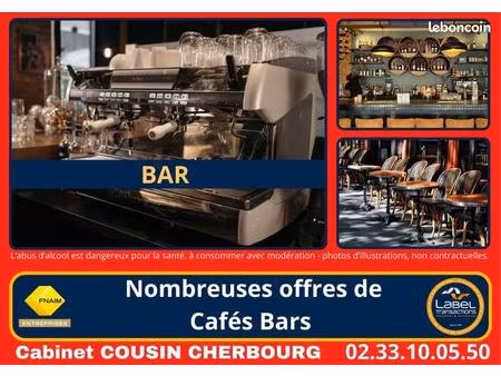 fonds de commerce bar  brasserie 70 m²