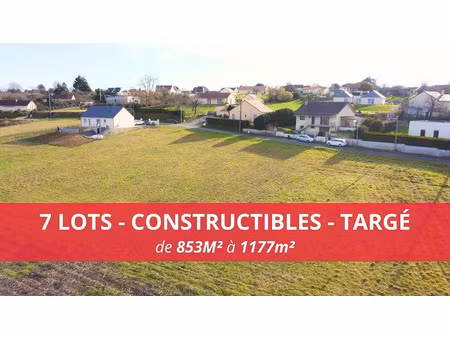vente terrain 853 m² à chatellerault (86100)  34 120 €