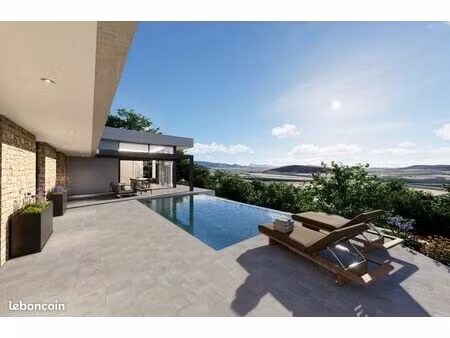 maison contemporaine avec vue – projet à montéléger