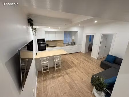 appartement 3 pièces meublé