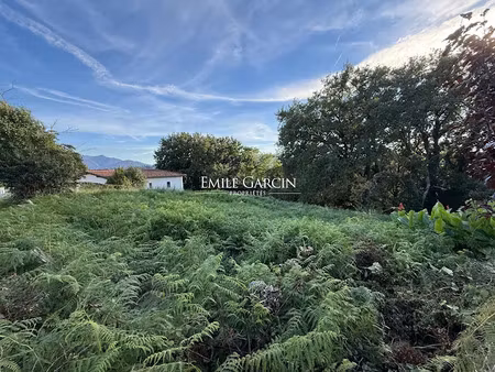 vente terrain 1954 m² à ciboure (64500)  840 000 €