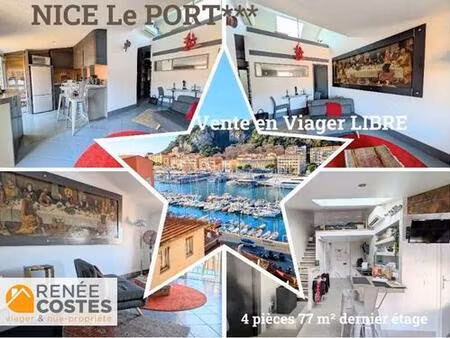 viager libre - h65 ans - nice (06300)