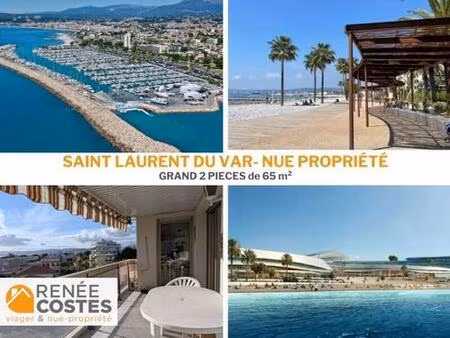 vente à terme occupée sur 120 mois - st laurent du var (06700)