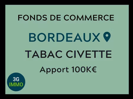 vente locaux professionnels à bordeaux (33000)  384 000 €