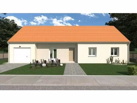 terrain avec maison neuve à vendre