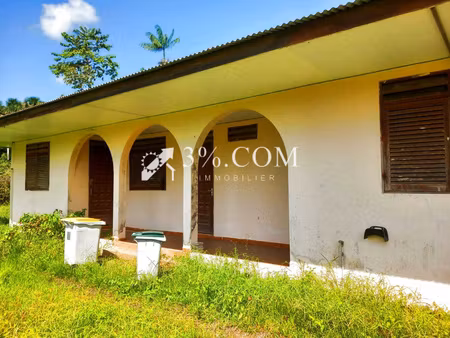 a matoury maison f5 d'environ 100 m² sur 8 000 m² de terrain