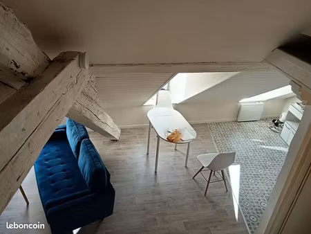 particulier loue t1 rénové meublé face à la gare belfort centre