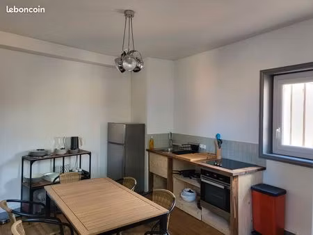appartement meublé 3 pièces et terrasse