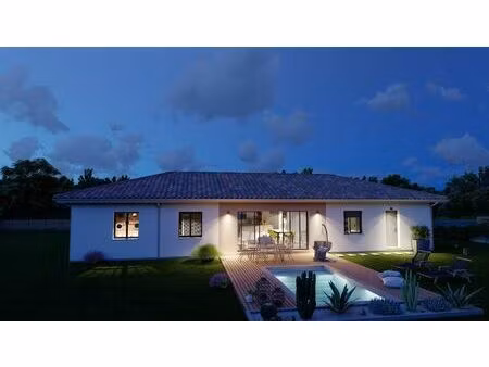 vente maison à construire 128 m² fargues (40500)