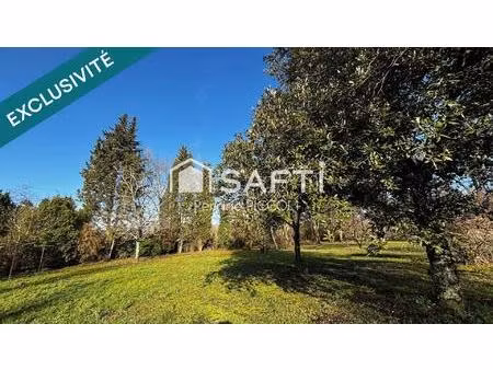 vente terrain 2561 m² la lande-de-fronsac (33240)