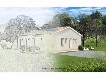 terrain avec maison neuve à vendre