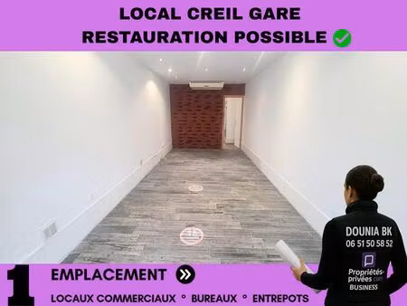 local commercial très rare ? gare de creil ? emplacement n°1