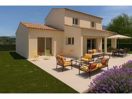 terrain avec maison neuve à vendre