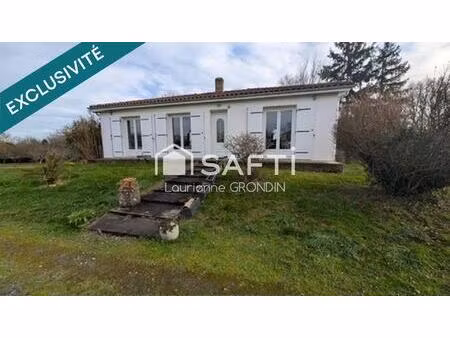 maison de plain-pied avec sous-sol– ternant (17400)