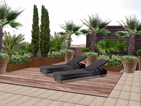 charmant t4 avec beau jardin dans copropriété arborée