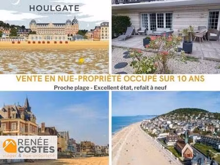 vente en nue propriété - f71 ans - houlgate (14510)