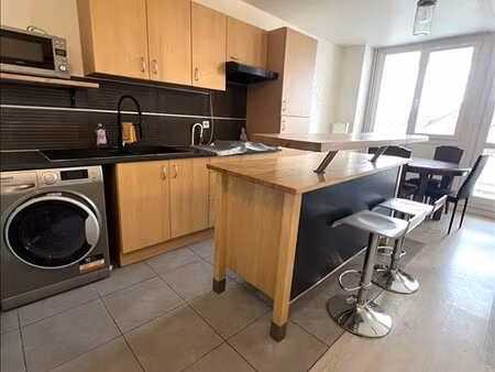 appartement - rdc - 49.74 m2 - 2 pièces - meublé