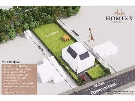 imposante grond voor open bebouwing