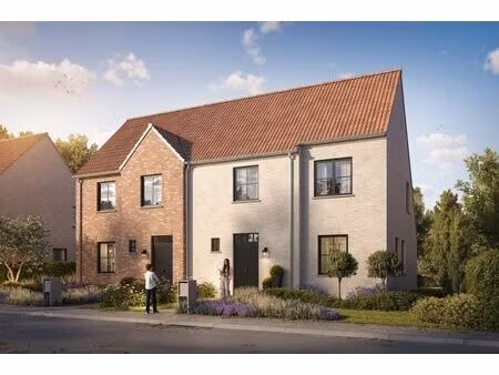 hedendaagse en energiezuinige halfopen bebouwingen in meulebeke